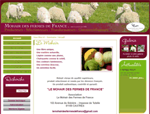 Tablet Screenshot of mohair-france.com